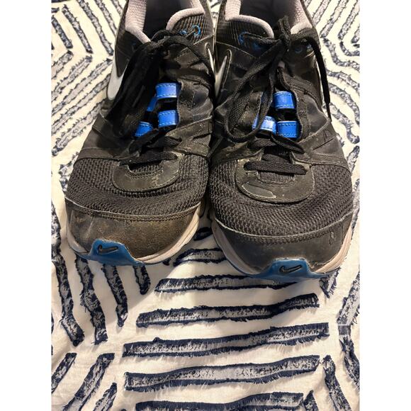 Nike REAX Rocket 2 running shoes gym black blue fair condition men's size 13 - Picture 4 of 10